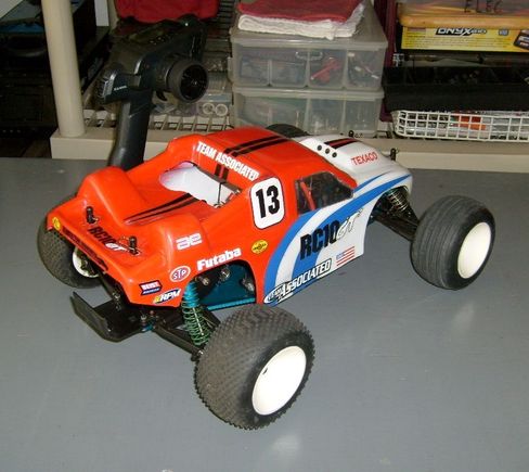RC10GT conversion to electric BL.  Grasstrack oval ST.