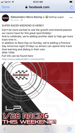Just added. A Friday night practice.  
