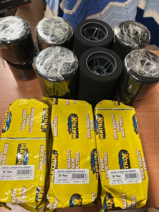 All tires are new the opened were to be trued but didn’t make it 