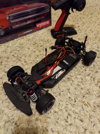 Chassis with sound box and 5000 mah lipo battery included, synchro kt 231p+ 3 channel transmitter