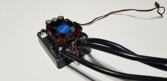 ESC #2 fan shroud not installed but included
