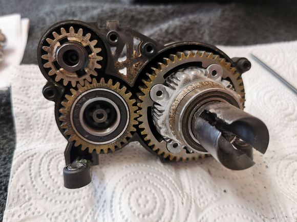 Transmission looked good, just needed a little grease