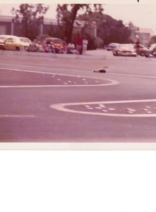 This is a part of the Briggs Cunningham Track in Costa Mesa right outside the Museum.  1976