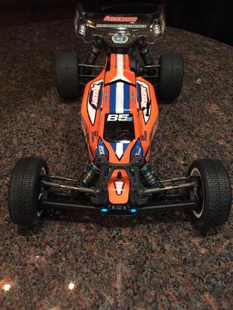 Fresh JConcepts Finnisher Body.  Thanks to my sole sponsor Upgrade RC for the sweet decals