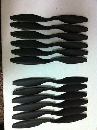 10x4.5 propellers (CW+CCW)