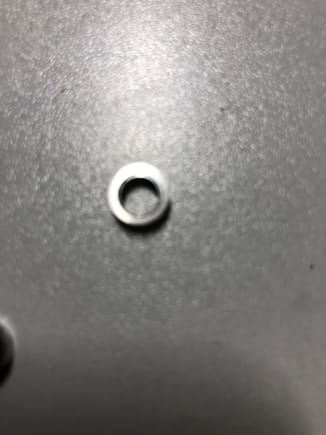 6 x 0,1 mm shim on bearing
