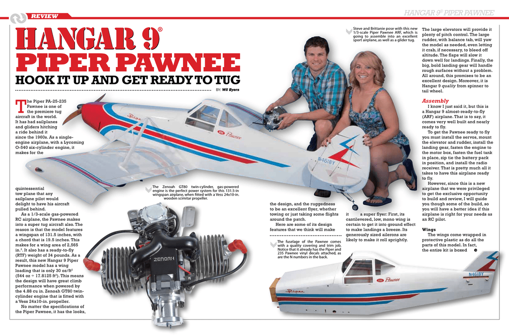 hangar 9 pawnee 33 for sale