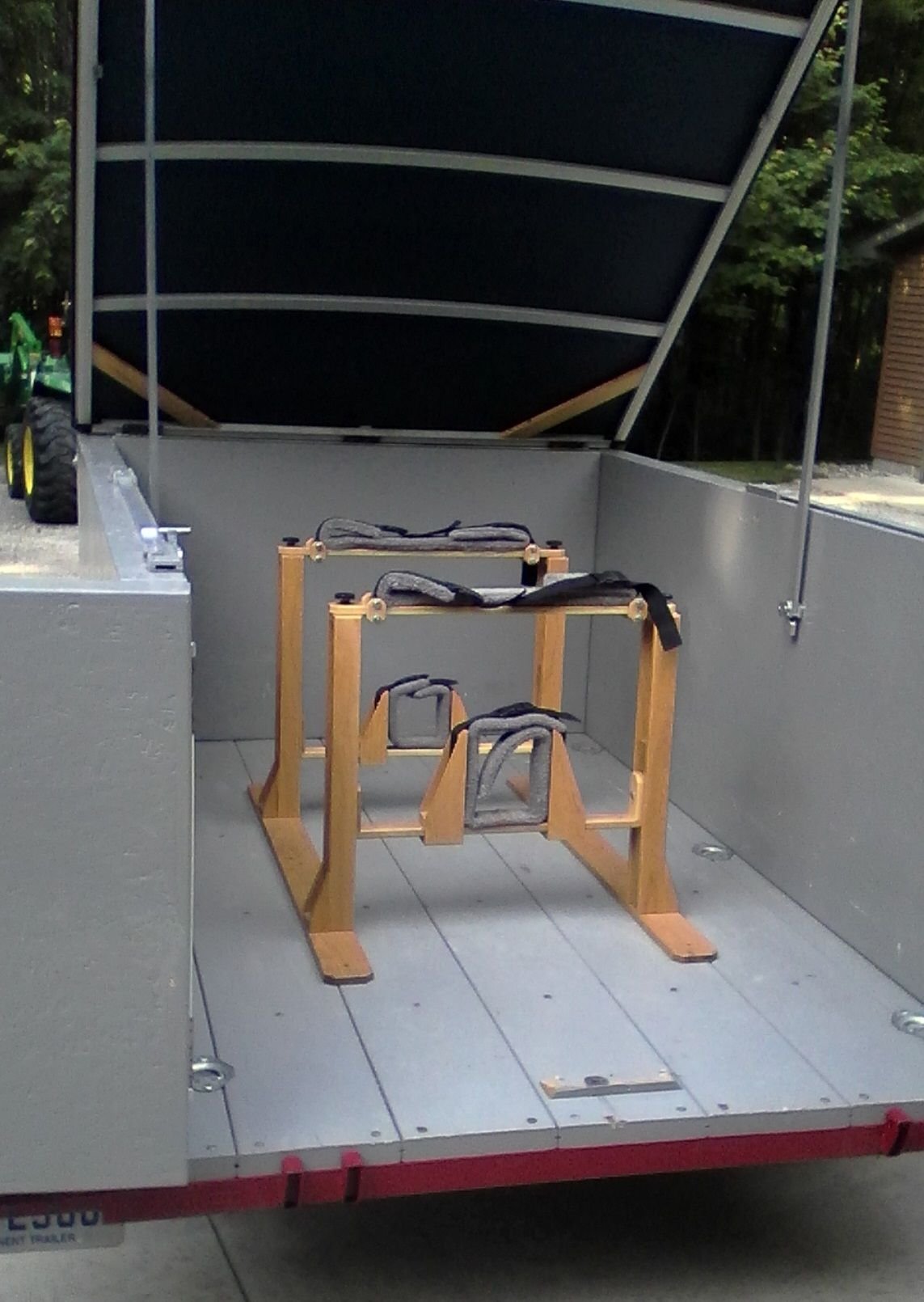 Custom built rc airplane trailer 5' x 8' with removable top/enclosure