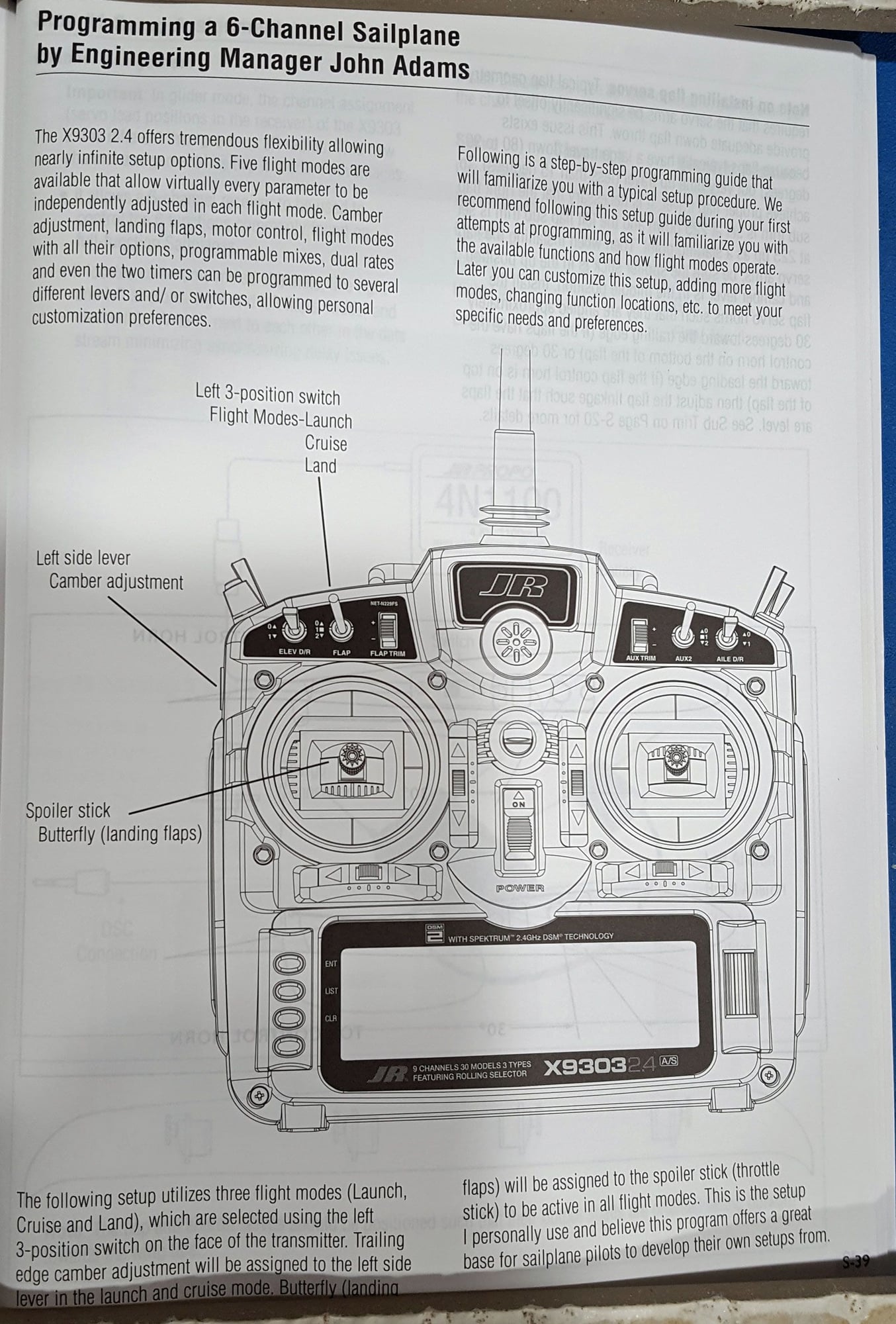 jr propo transmitter manual