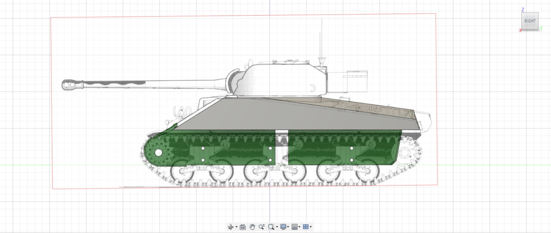sherman tank blueprints