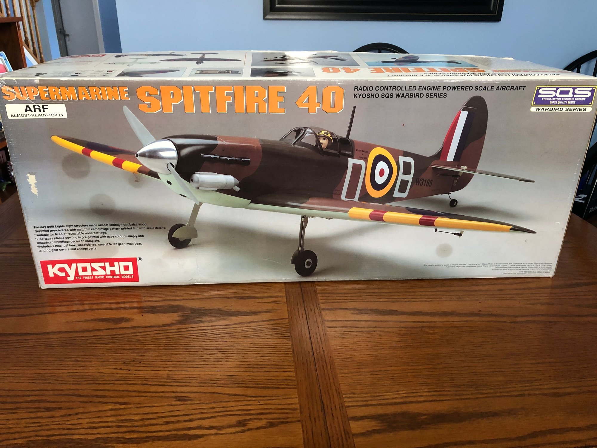 Kyosho Spitfire 40 ARF for sale, new in box - RCU Forums