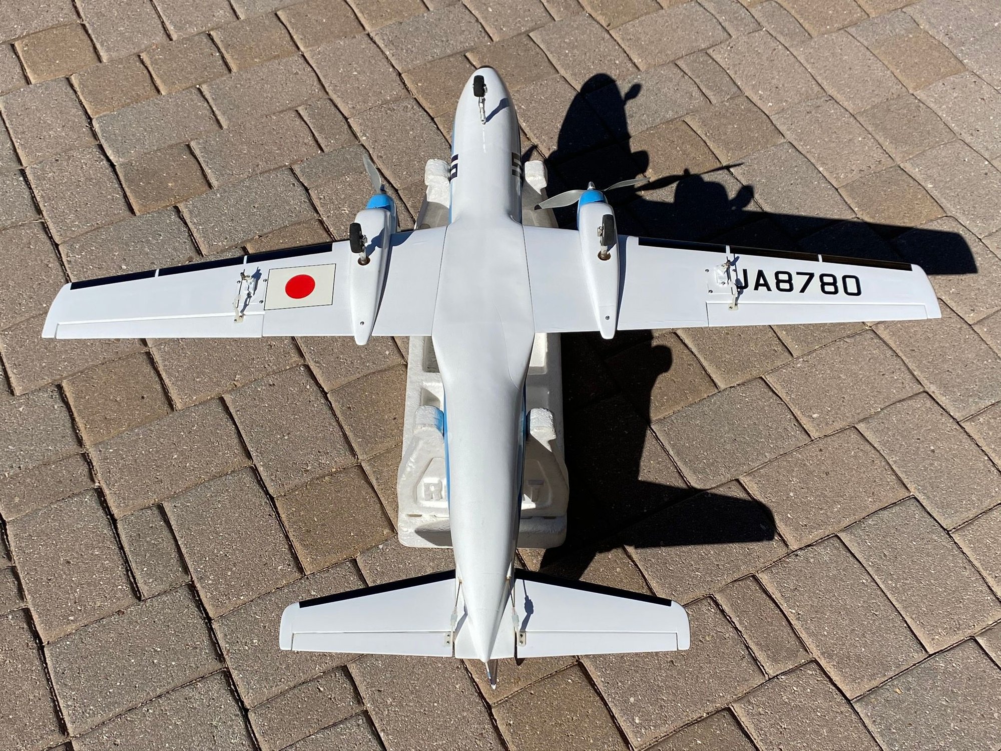 YS11 Commercial Passenger Airliner Rc Plane twin prop motor airplane