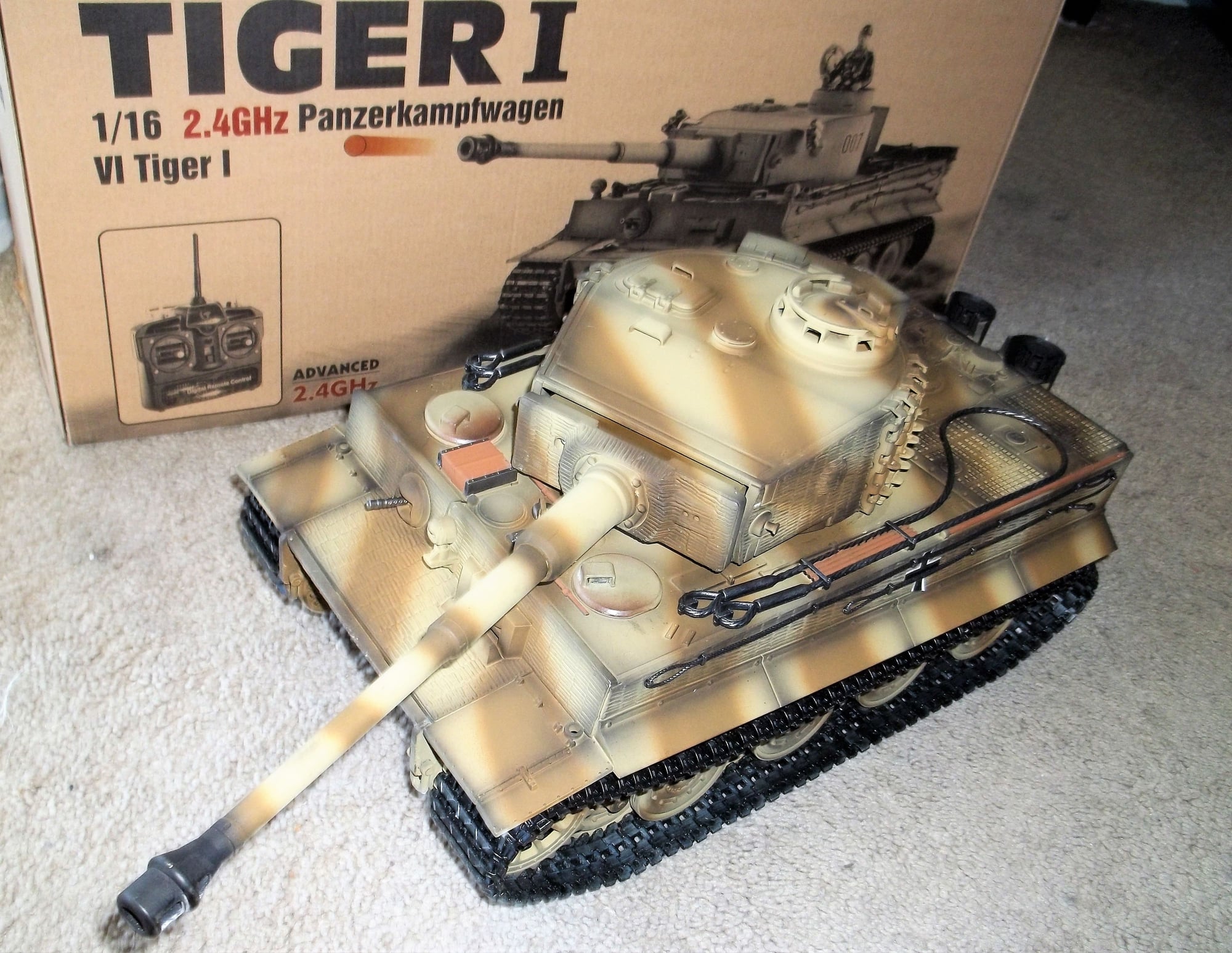 Taigen Tiger Tank Late Version Th Full Metal Airsoft Smoke