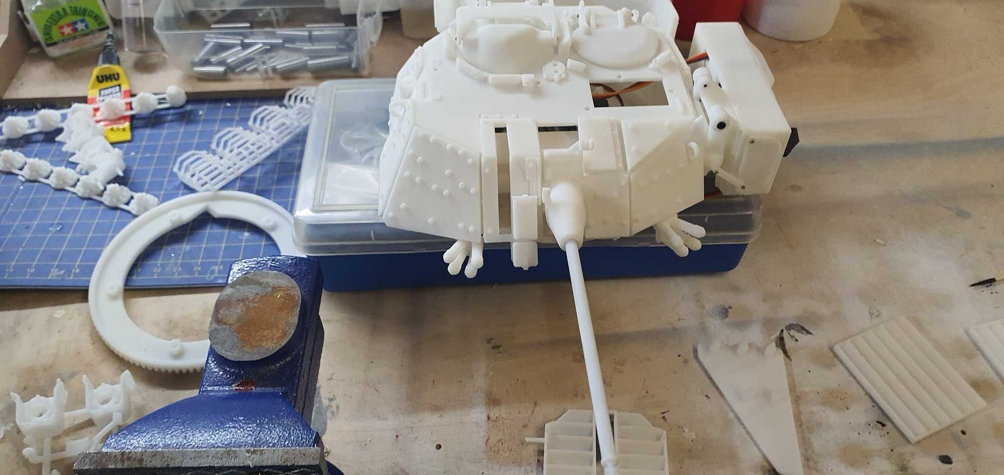 DKLM RC finally released their 1/16 ARTR 3D Print US M2A3 Bradley model kit RCU Forums