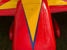 Picture shows canopy and cowling - no seam lines. They were removed and professionally repainted to look great.
