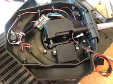 Wires to right of turret are for the IR bulb not flash. This will be installed when the battle system goes in shortly. 