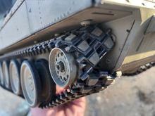 Broke track in terrain it should have been able to easily handle. 