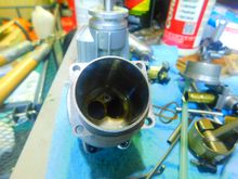 The Glo-Devil sits flush with the combustion chamber roof, most others are recessed.