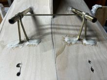 Supports Epoxied in place.