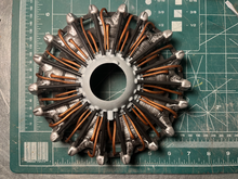 Push rod covers installed.