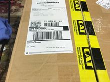 It's still in the original shipping box from Dreamworksrc.