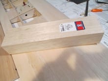 To some, it may look like a block (2'' x 3'' x 12") of balsa, but to me it looks like a wing tip!!!