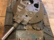 XM551 turret on M41 hull fitment test