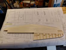 Final result is a very clean look. When this is done to the rudder, ailerons, and flaps, it materially improves the look of the finished model.