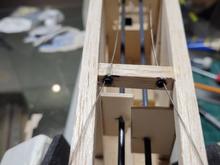 run some tubing (scrap from throw rods) through the 3/8 square and no kinks in the lines