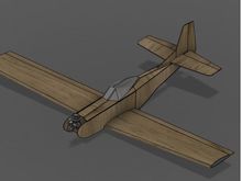 3D CAD of Mustang for .061 Norvel Engine