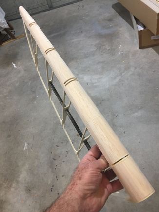 Sanded down to the rib leading edges