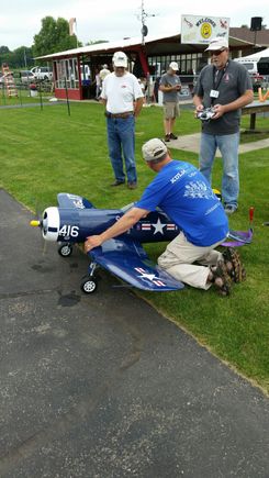 Did not get a video but here is the engine run-up.
