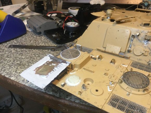 Plate can swing over to open position 