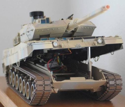 Custom hinged lift deck.