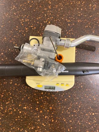 Super tiger 61 on pipe