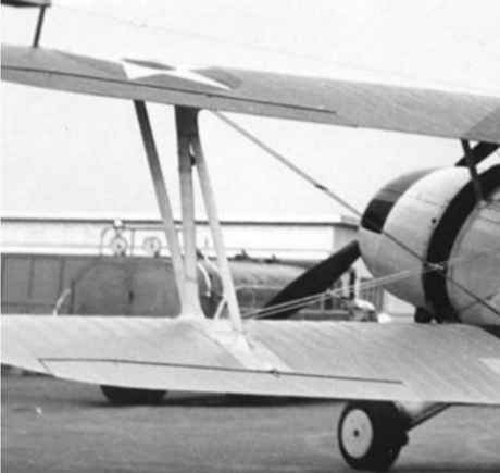 Full scale aileron push rod exit