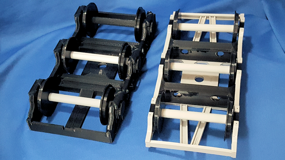 Original & New Bogie assemblies