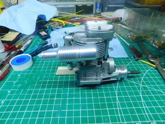 Fatheads new look, this TH is for the 120 only, the 150 and 180 have their own. I now have a Menz 15 x 8 and a 16 x 6 to test and two fuels.😊