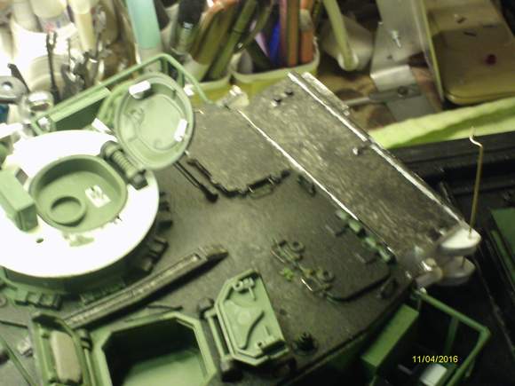 Haya 3D accessory kit provided cupola cover, but kept my own NBC pack (Mk 6)