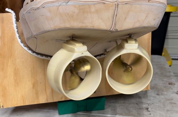 Each spinning a different direction