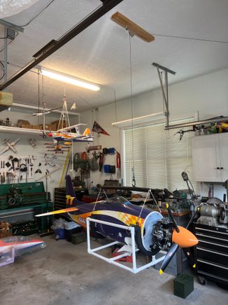 Trying out the sling hardware on my original hoist.