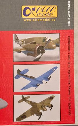 Box photos of assembled plane