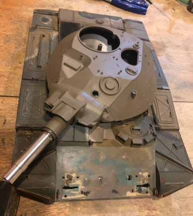 XM551 turret on M41 hull fitment test