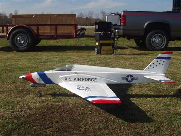 This is a stock photo from Great Planes of what the plane looks like when finished.