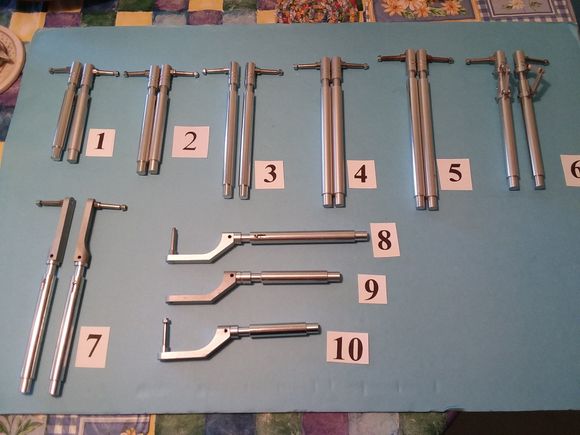 Pick out the sizes that will fit your plane by measuring from the bottom of the wing to the center of the axle and then include the 1/2 of wheel diameter to see if it will fit!