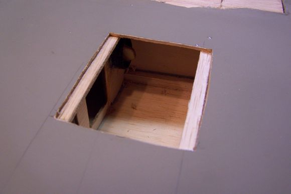 Added servo compartment