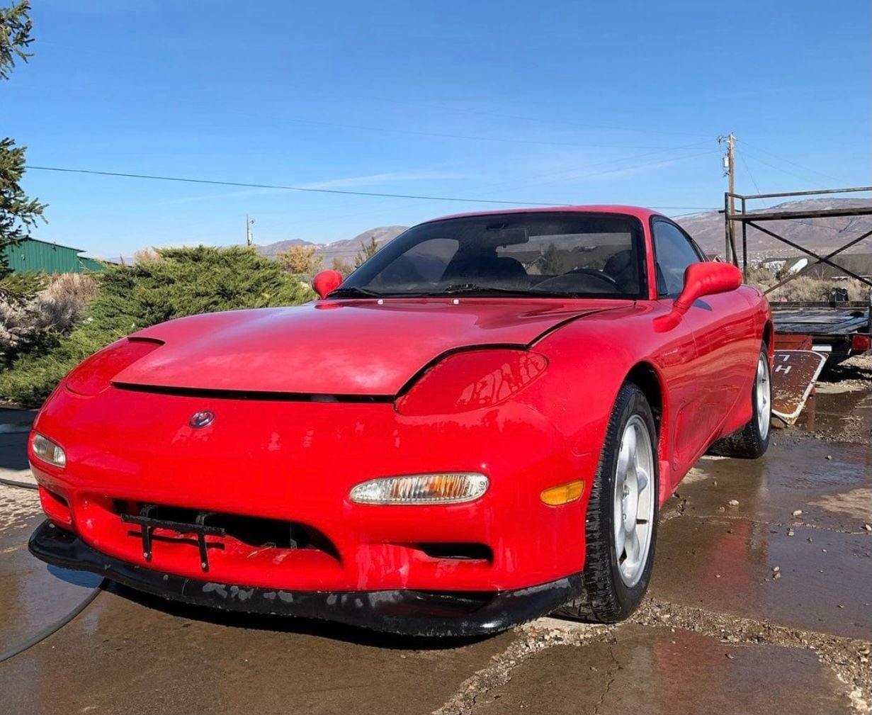 Exterior Body Parts - FD RX7 headlight cover and bezel - Used - 1993 to 1999 Mazda RX-7 - Sparks, NV 89521, United States