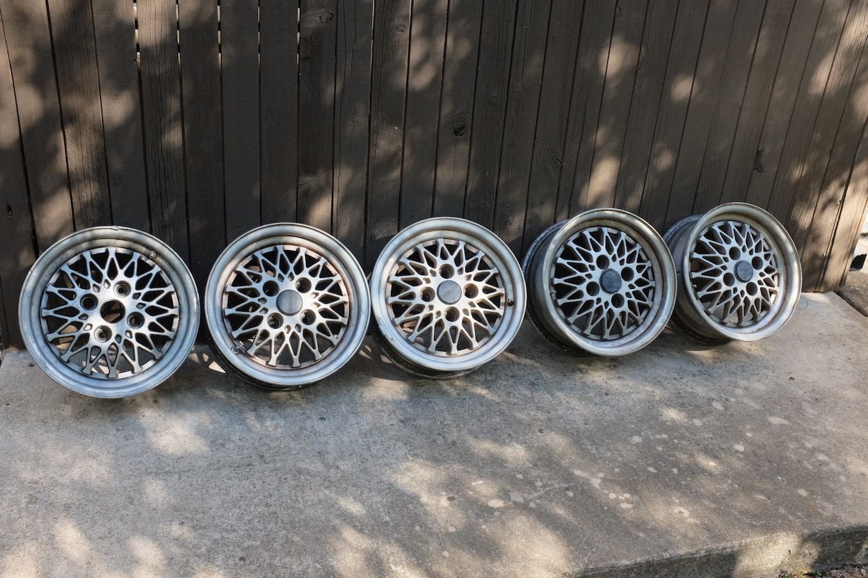 Wheels and Tires/Axles - Set of 5 1983 LE wheels, $300 shipped - Used - 1979 to 1985 Mazda RX-7 - Austin, TX 78731, United States