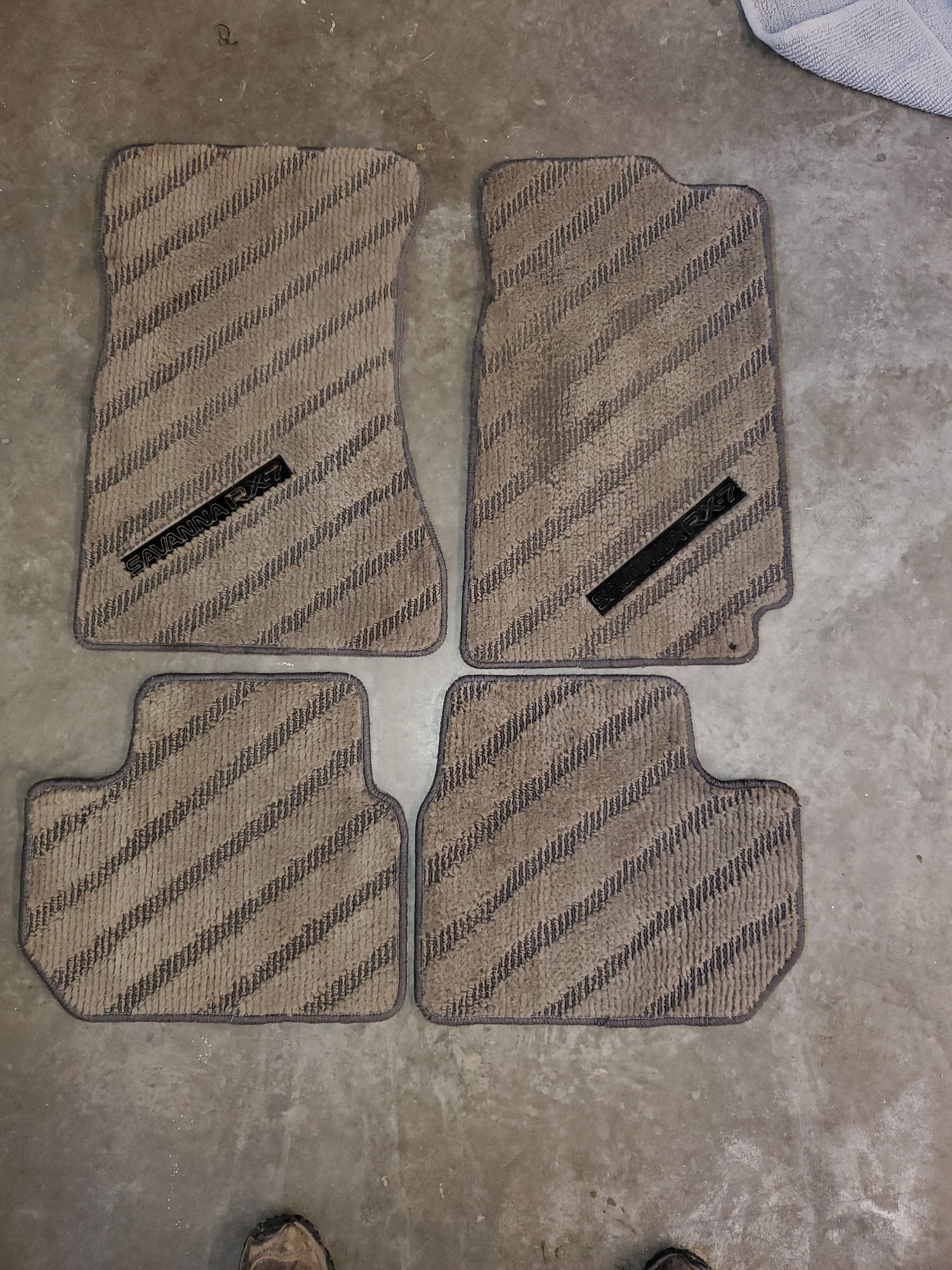 Interior/Upholstery - Fc savanna floor mats - Used - 1986 to 1991 Mazda RX-7 - Kamloops, BC V2E1M4, Canada