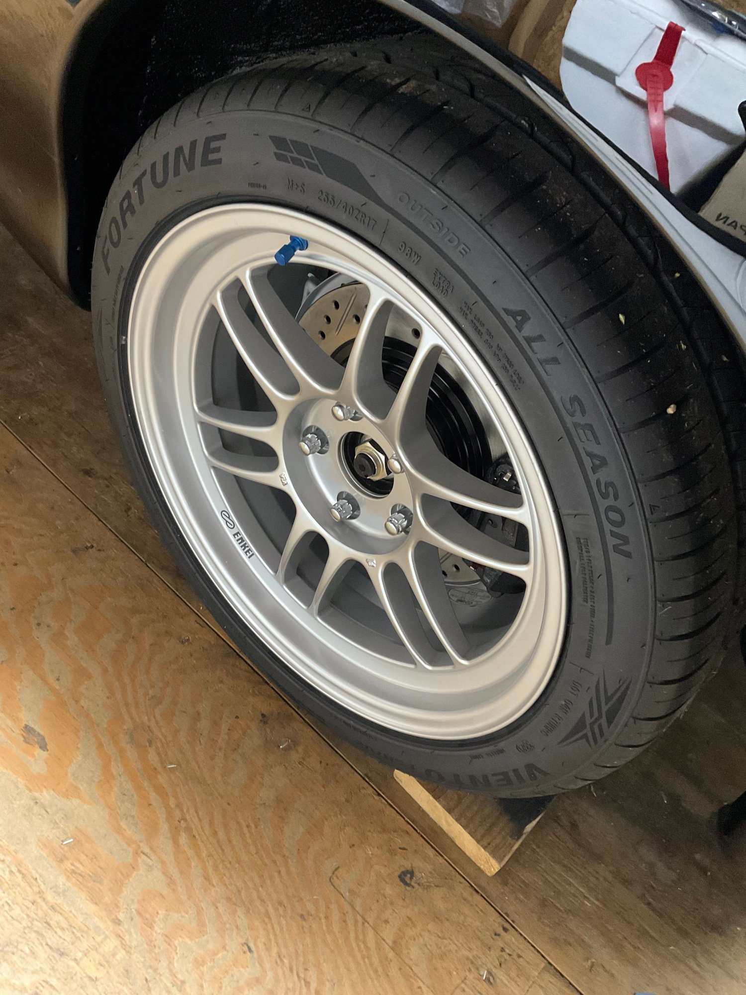 Accessories - New Enkei RPF1 17x9 35 Offset Complete set (4 Rims) Brand New Tires 255/40/17 RX7 FD - New - 1992 to 2002 Mazda RX-7 - Prince Frederick, MD 20678, United States